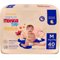 Turma da Mônica Baby Premium Econômica M 40 Unidades