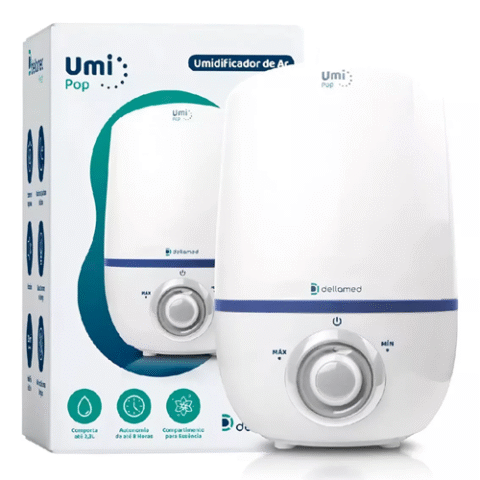 Umidificador De Ar Ultrassônico Umi Pop Health 2,3L Dellamed