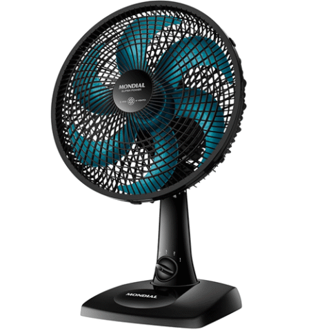 Ventilador de Mesa Mondial 30cm Super Power 6 pás VSP-30-AP Preto
