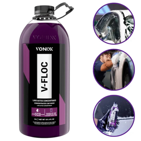 Vonixx Shampoo Automotivo V-floc Concentrado 3L