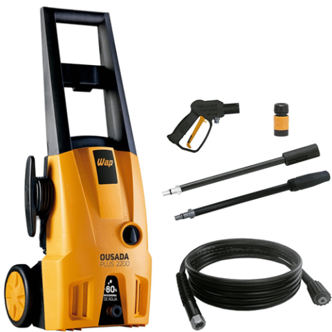 WAP Lavadora de Alta Pressão OUSADA PLUS 2200 com Dois Tipos de Jato 1750psi 1500W – 220V