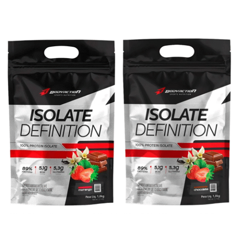Whey Isolate Definition 1,8kg Bodyaction (3 cores)