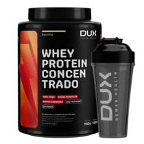 Whey Protein Concentrado 900g + Coqueteleira Fumê 800ml