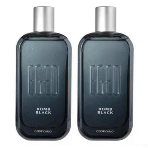 2 Unidades Colônia Egeo Bomb Black 90ml – O Boticario