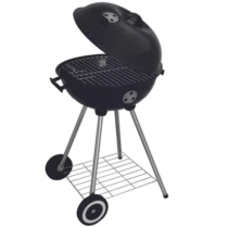 Churrasqueira Esmaltada a Bafo Guarapari 46cm Mor