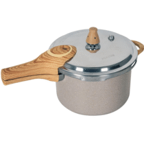 Panela de Pressão com Indução Brinox 4,2L Ceramic Life Areia