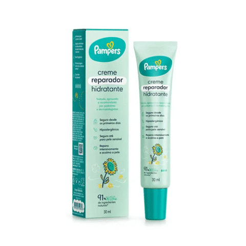 Creme Reparador Hidratante para o Corpo Pampers Girassol 30ml