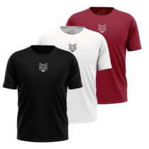 Kit 3 Camisetas Masculina Dry Fit Alpha Lobo Kit 3 Camisetas Masculina Dry Fit Alpha Lobo