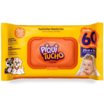 Toalhas Umedecidas Piquitucho Premium 60 Unidades