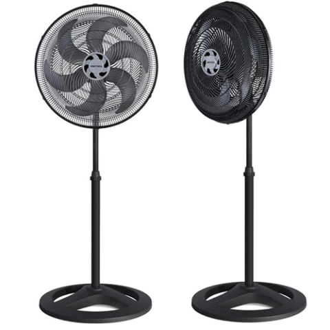 Ventisol Ventilador de Coluna Oscilante Turbo 6 Pás Premium 50cm Preto 127V
